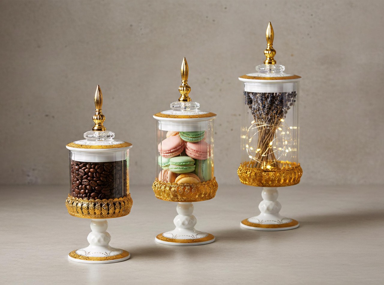 Toples Permen Kaca Padi G306